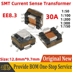 5 pz SMD EE8.3 tipo SMT 30A sensore di rilevamento ad alta corrente trasformatore rapporto di rotazione 1:50 1:100 1:150 1:200 1:300 sensore di precisione