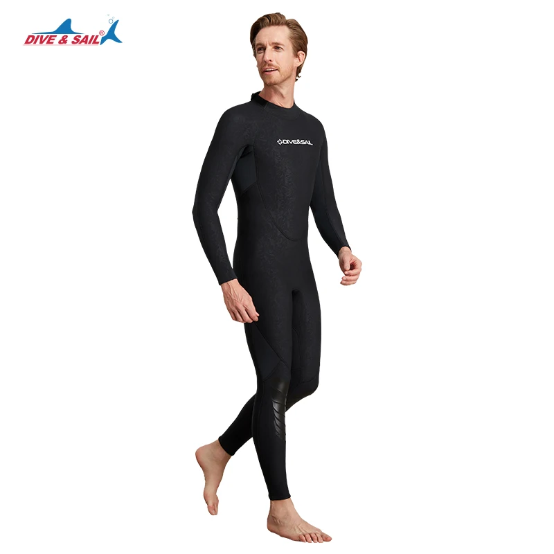 Traje de neopreno de 1,5mm para hombre y mujer, traje de buceo de cuerpo completo, trajes de una pieza con cremallera trasera para buceo, esnórquel, surf y natación