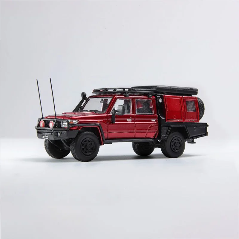 Autobots moulé sous pression 1/64 échelle LandCruiser alliage modèle voitures J70 LC79 PickupTruck jouer véhicules jouets pour garçons cadeau boîte d'origine