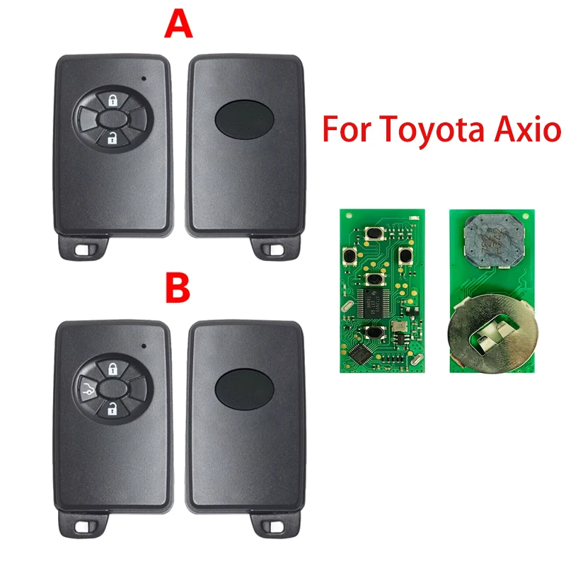 

CN007311 Aftermarket For Toyota Axio Premio Smart Key Genuine Board No.271451-6340 Keyless 4D Chip 312Mhz FSK P1 98 Key 3 Button