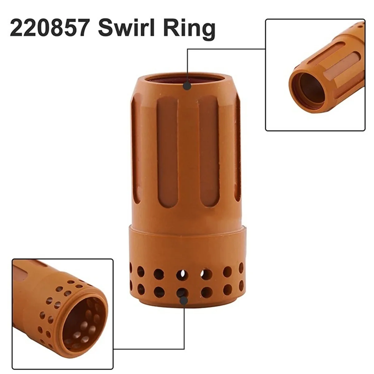 AC37- 220857   Os consumíveis do anel do redemoinho do plasma se encaixam no troch de corte 45xp/65/85/105