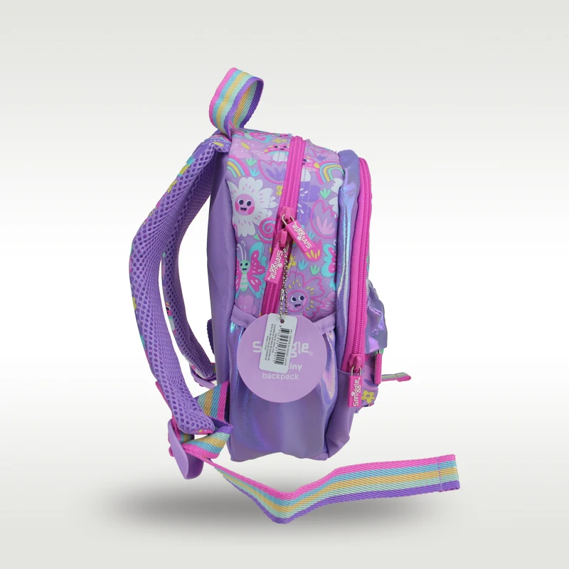 Australia original Smiggle hot-selling children\'s schoolbag girls purple butterfly cute little schoolbag kindergarten backpack