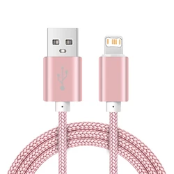 Original USB Fast Charging Cable For iPhone 11 12 13 Pro XS Max X XR 6S 7 8 14 Plus Nylon Braided Wire Quick Charger Data Cables