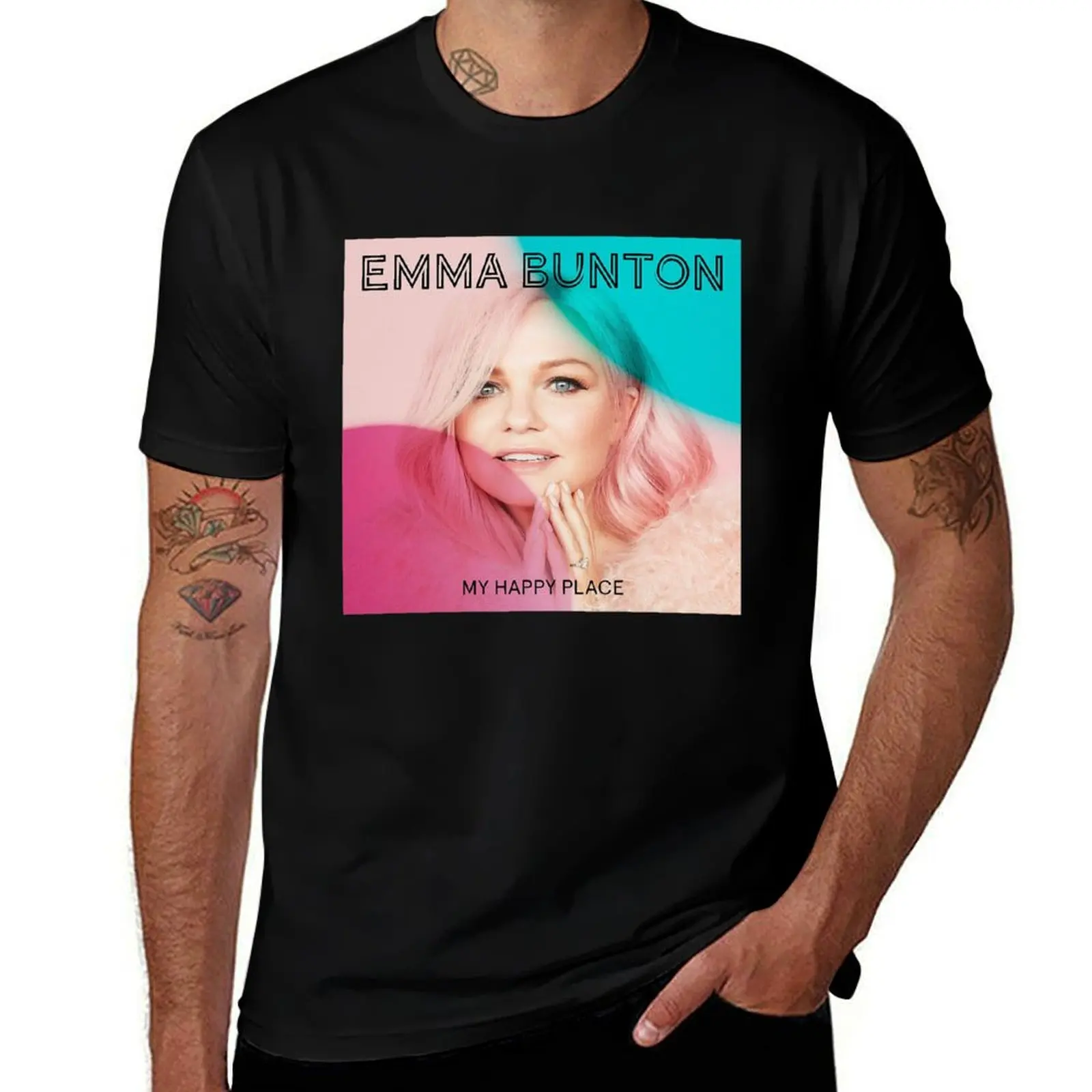 

Emma Bunton My Happy Place T-Shirt t shirts cotton 100% t shirts designer T-Shirt