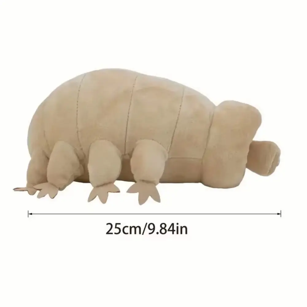 Tardigrade bonecas tardigrade brinquedo de pelúcia bonito dos desenhos animados urso de água boneca de pelúcia macio 25cm tardigrade boneca de pelúcia crianças aniversário natal
