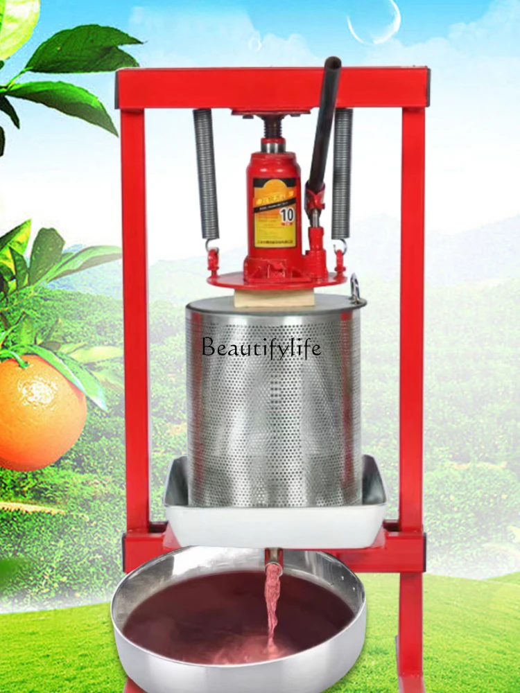 Pneumatic Press Fruit Lees Juicing Hydraulic Press