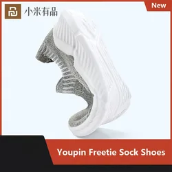 FREETIE Antibacterial Anti Splash Socks Walking Sneaker Cushioned Shock Comfortable Flying Woven Breathable Mesh Surface Fashion