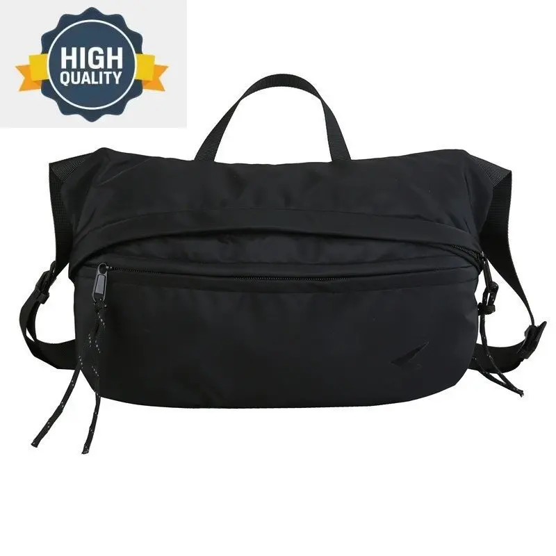 

Men's Black 2023 Chest Bag Small Short Trip Travel Shoulder Crossbody New Sports Fashion Waterproof Waist