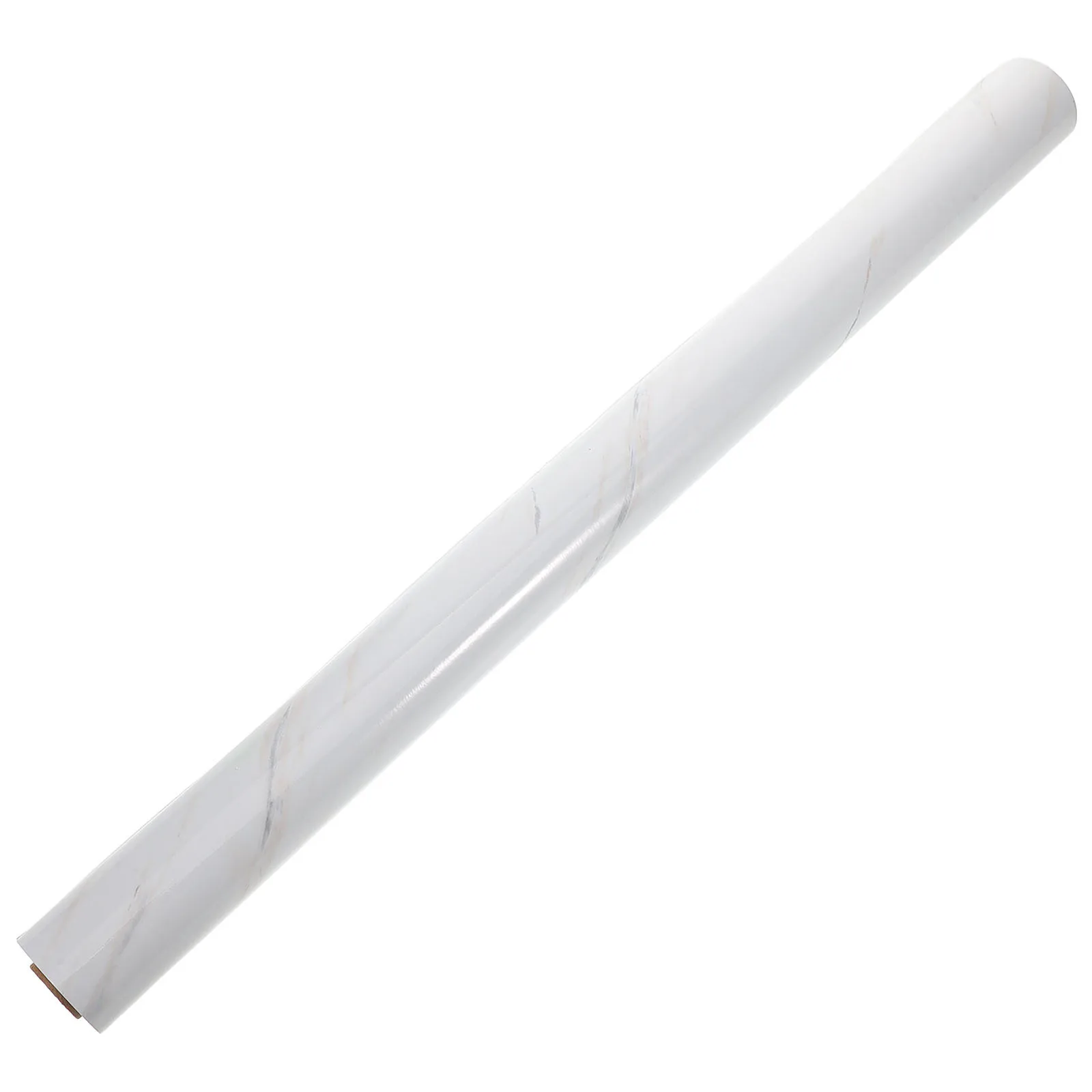 

Self Adhesive Peel and Stick Kitchen Wallpaper Marble Effect White Waterproof Oil Proof Cover for Cabinets Countertops