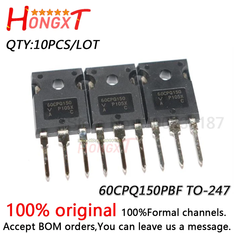 

10 шт Новый 60CPQ150 VS-60CPQ150PBF 60CPQ150PBF TO-247 Schottky 60A 150 V