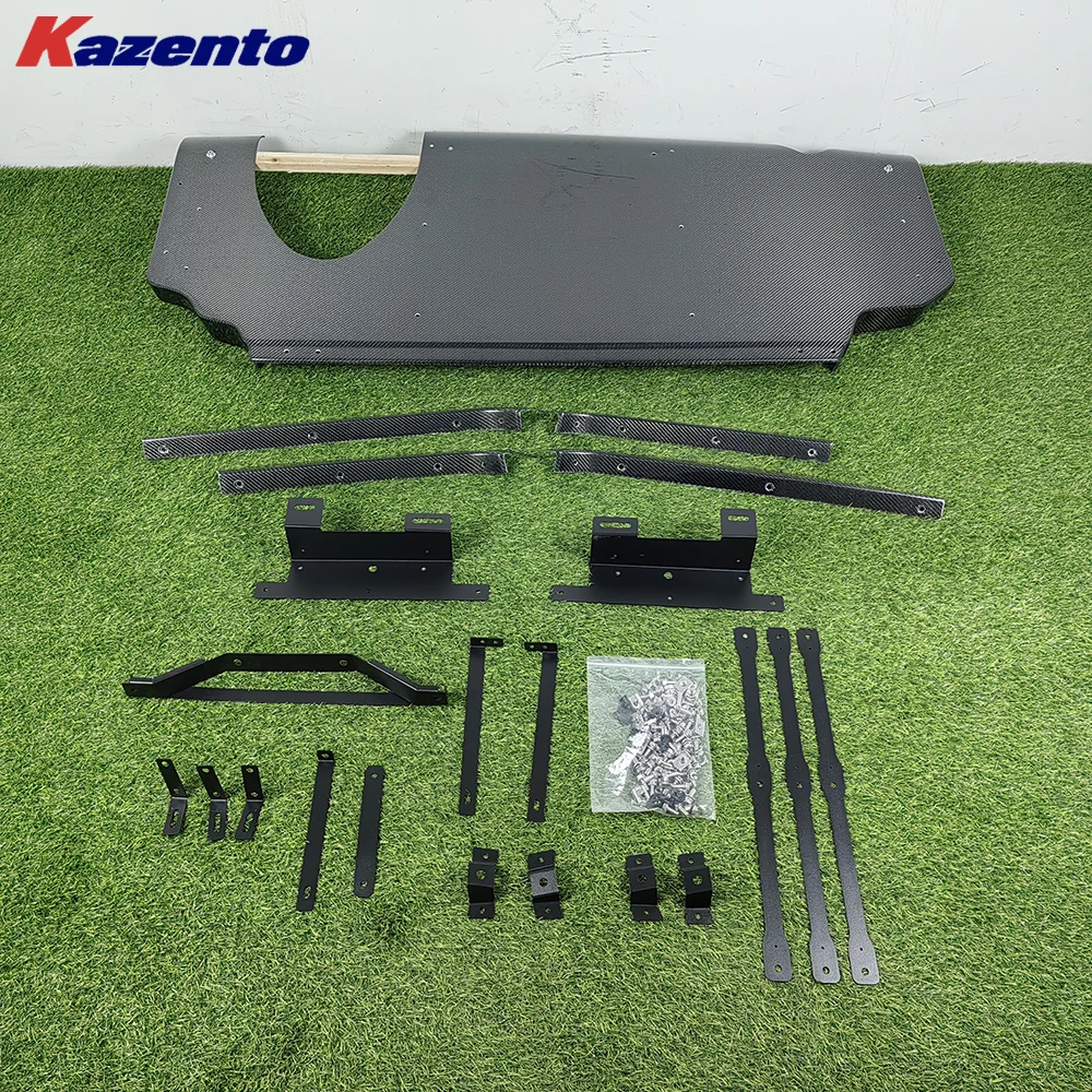 For Nissan Skyline R34 GTR GTT Carbon Fiber K Style Rear Bumper Diffuser Lip