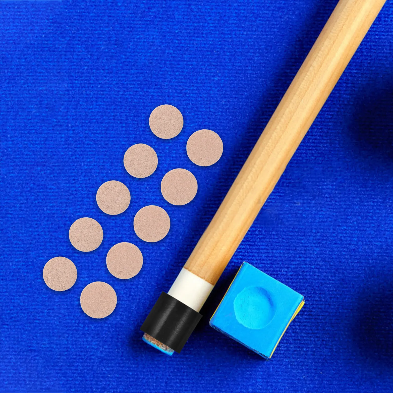 

10 Pcs Snooker Stick Accessories Replacement Pool Tips Table for Sticks Billiard