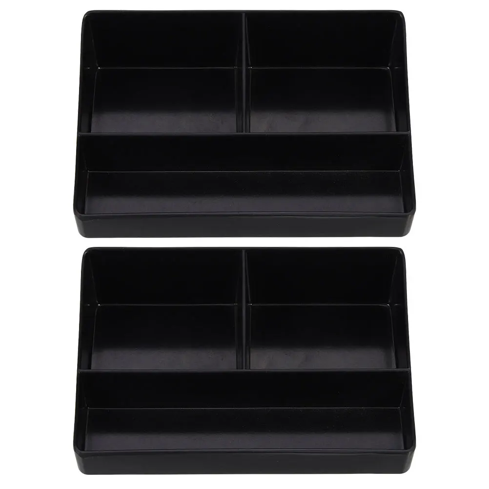 

2pcs Tea Bag Organizer Box Pvc Coffee Sugar Packet Storage Holder For Kitchen Countertop Coffee Station Tea Storage Box