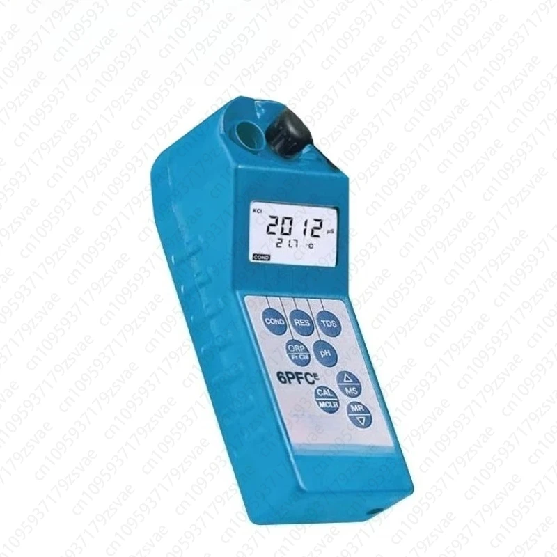 6PFCe Portable PH, Conductivity, TDS, Resistance, ORP, Residual Chlorine and Temperature Test Digital Display