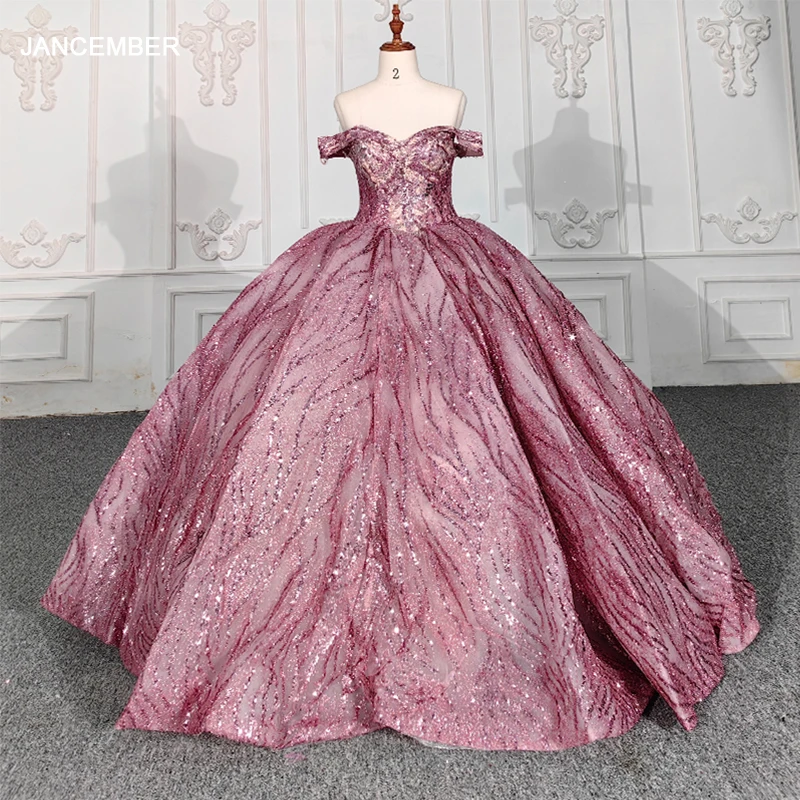 

JANCEMBER Quinceanera Dresses Ball Gown Lace Vestidos De Xv 2023 Pink Embroidery Sweetheart Beading DY9852 Porno Niña De 15 Años