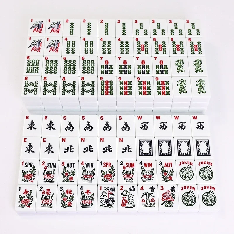 American, Jewish Western Mahjong – 30mm Mahjong 166 sheetsTiles, American-Style Mahjong Pieces Ships quickly with box