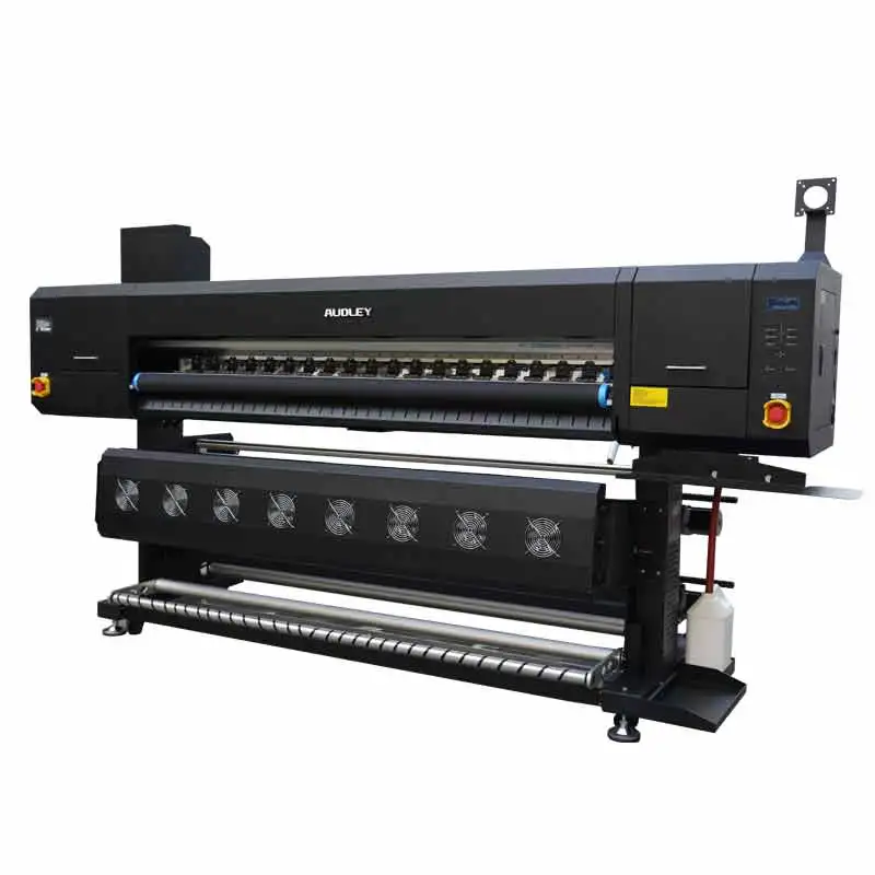 L1800 m AUDLEY 8 head machine industrial machinery sublimation printer t shirt textile printing machine