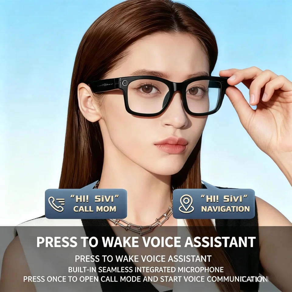 New 800W Camera AI Glasses Men Color-Changing Smart Translation Glasses Photo Video Recording IP65 Waterproof Call AI Smart image 3
