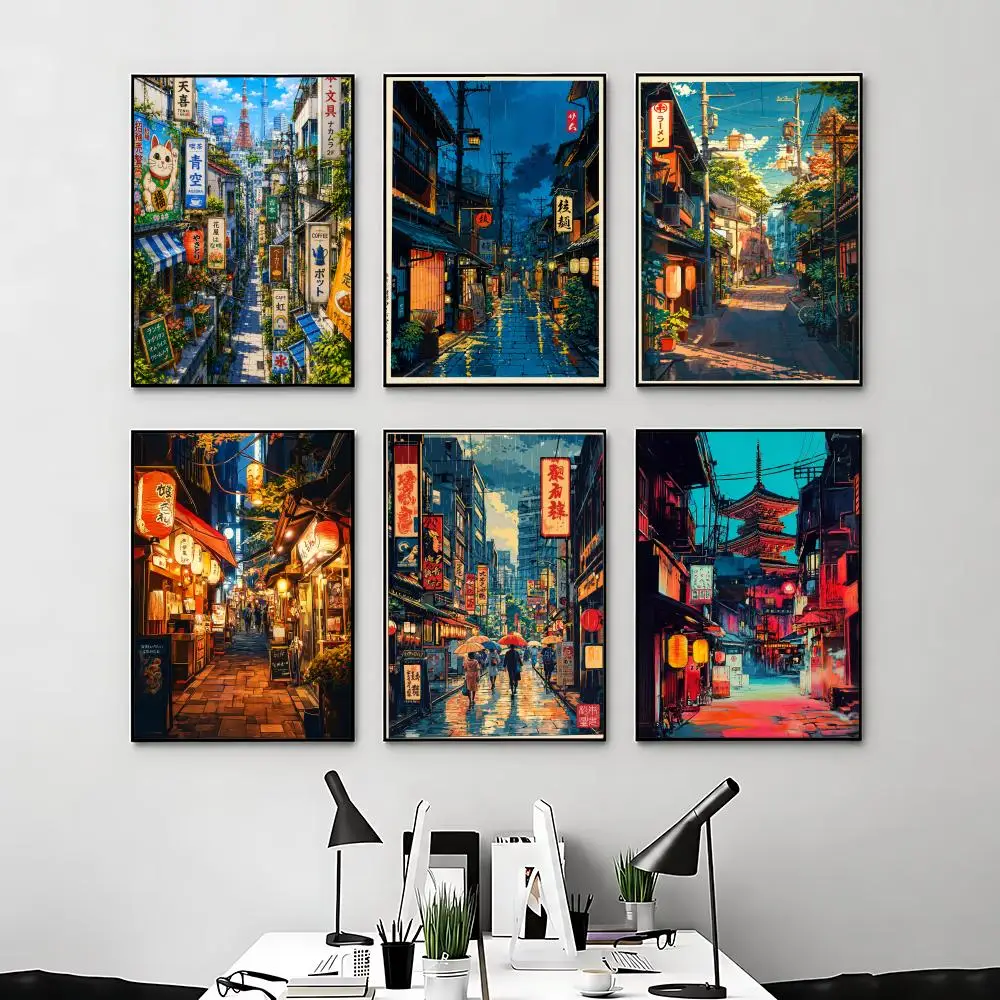 Tokyo Alley Poster Posters Anime Room Decor Decoration Movie Backpack Wall Interior Music Wall Art