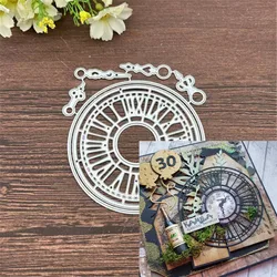 Clock circle Frame Lace Metal Cutting Dies Stencils For DIY Scrapbooking Decorative Embossing Handcraft Template