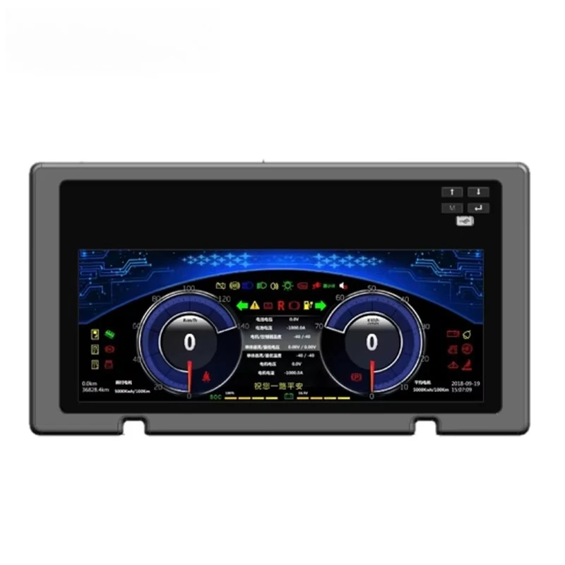Rawsun Full LCD Display Auto Dashboard 3D Dynamic RDB232 Instrument Panel 5 CAN Communication Car Digital Dashboard