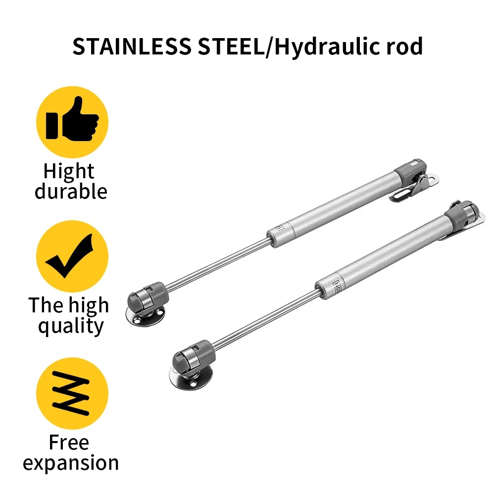 Pneumatic Support Rod Hydraulic Rod Air Pressure Rod Upturn Telescopic Damping Buffer Gas Support Kitchen Cabinet Hinge Hardware