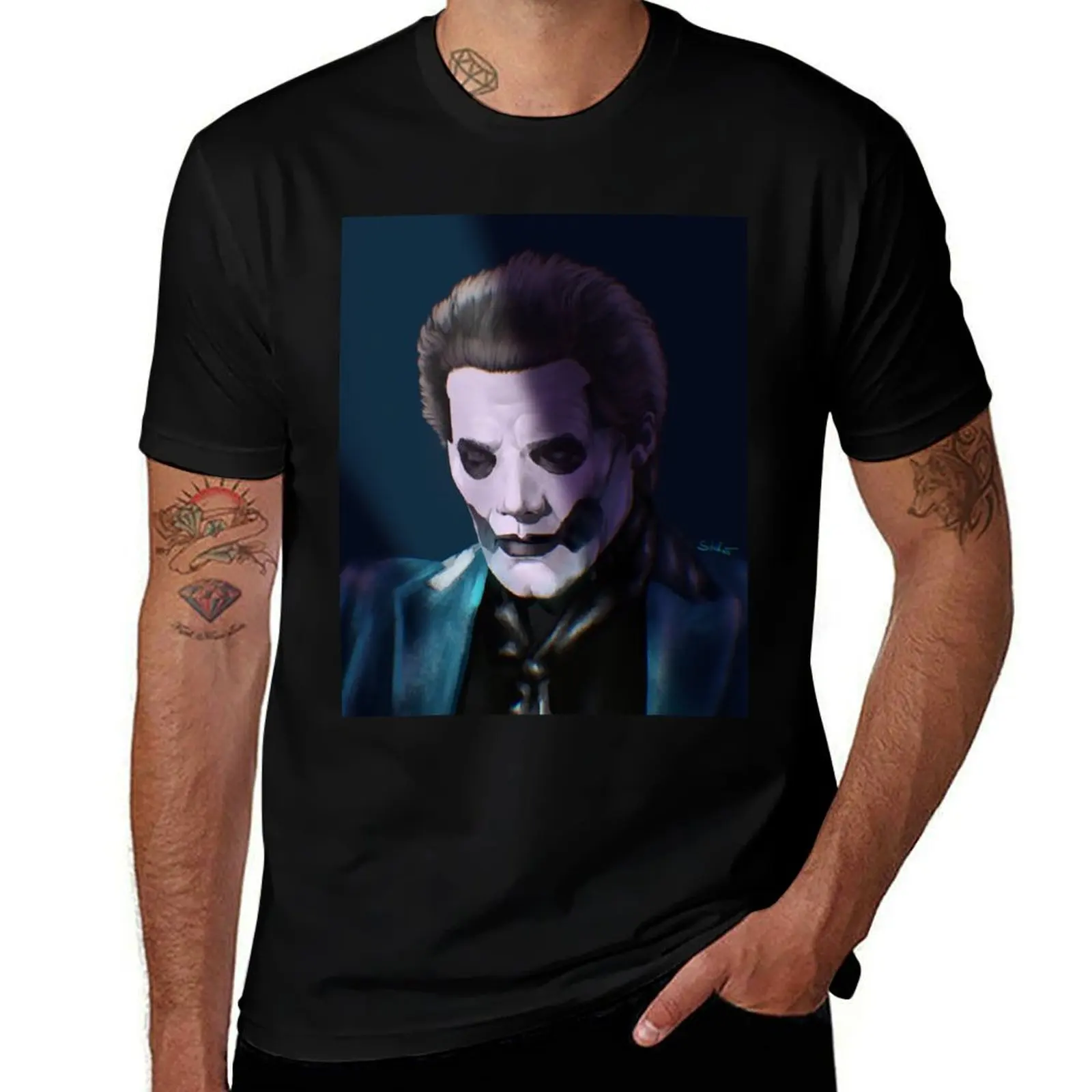

Papa Emeritus IV T-Shirt Plus Size Loose Short Sleeve Top