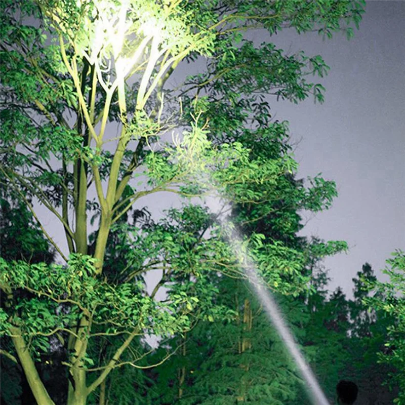 AEB0-في الهواء الطلق المحمولة ضوء قوي مصباح ليد جيب الطوارئ مصباح يدوي مقاوم للماء التكبير مصباح يدوي طويل المدى #3