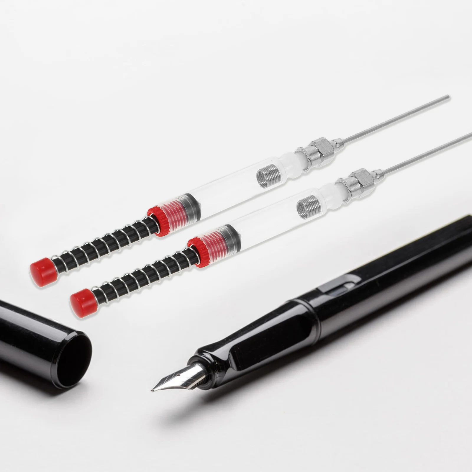 

10 шт., поглотитель чернил для авторучки, многоразовый конвертер, пластик, металл, стандарт ЕС, пишущий инструмент, школьные принадлежности для студентов