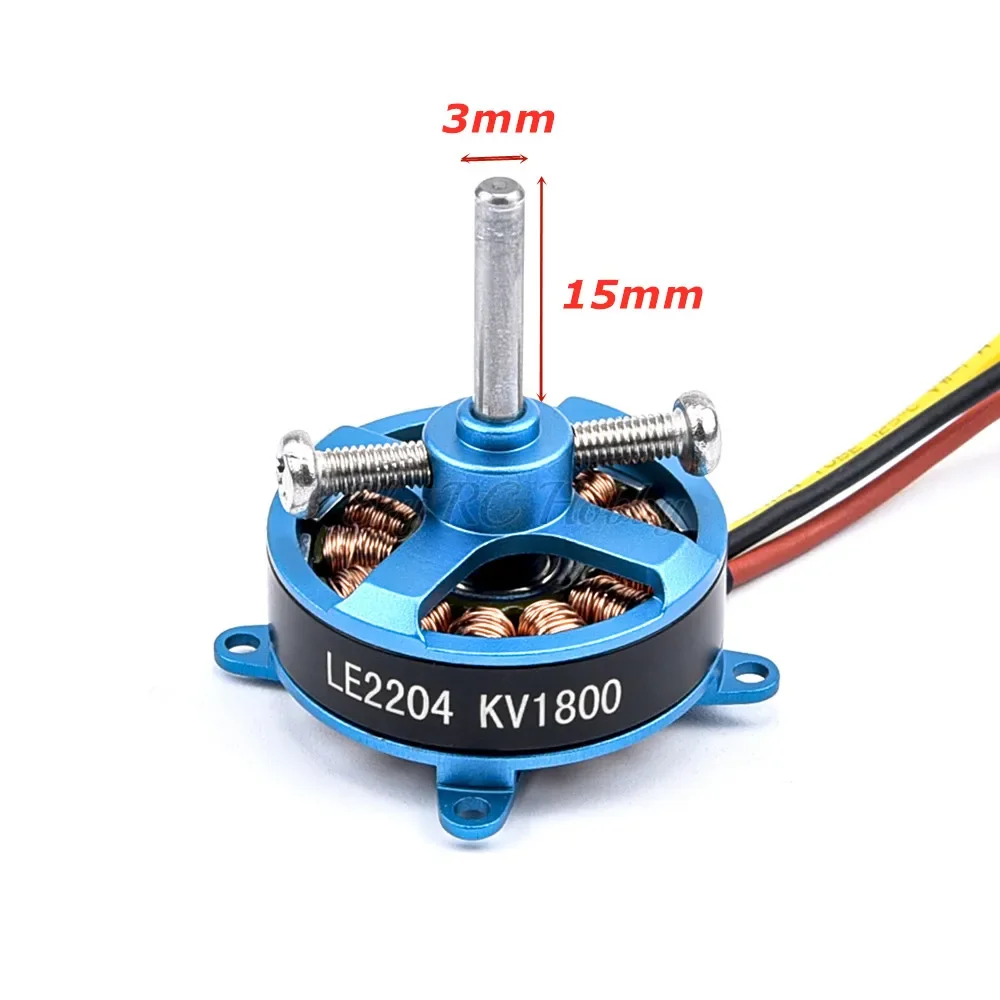 High Quality L2204 2204 1800KV KV1800 Brushless Motor Support 2-3s For KT F3P RC Fixed-wing Aeroplane Airplane