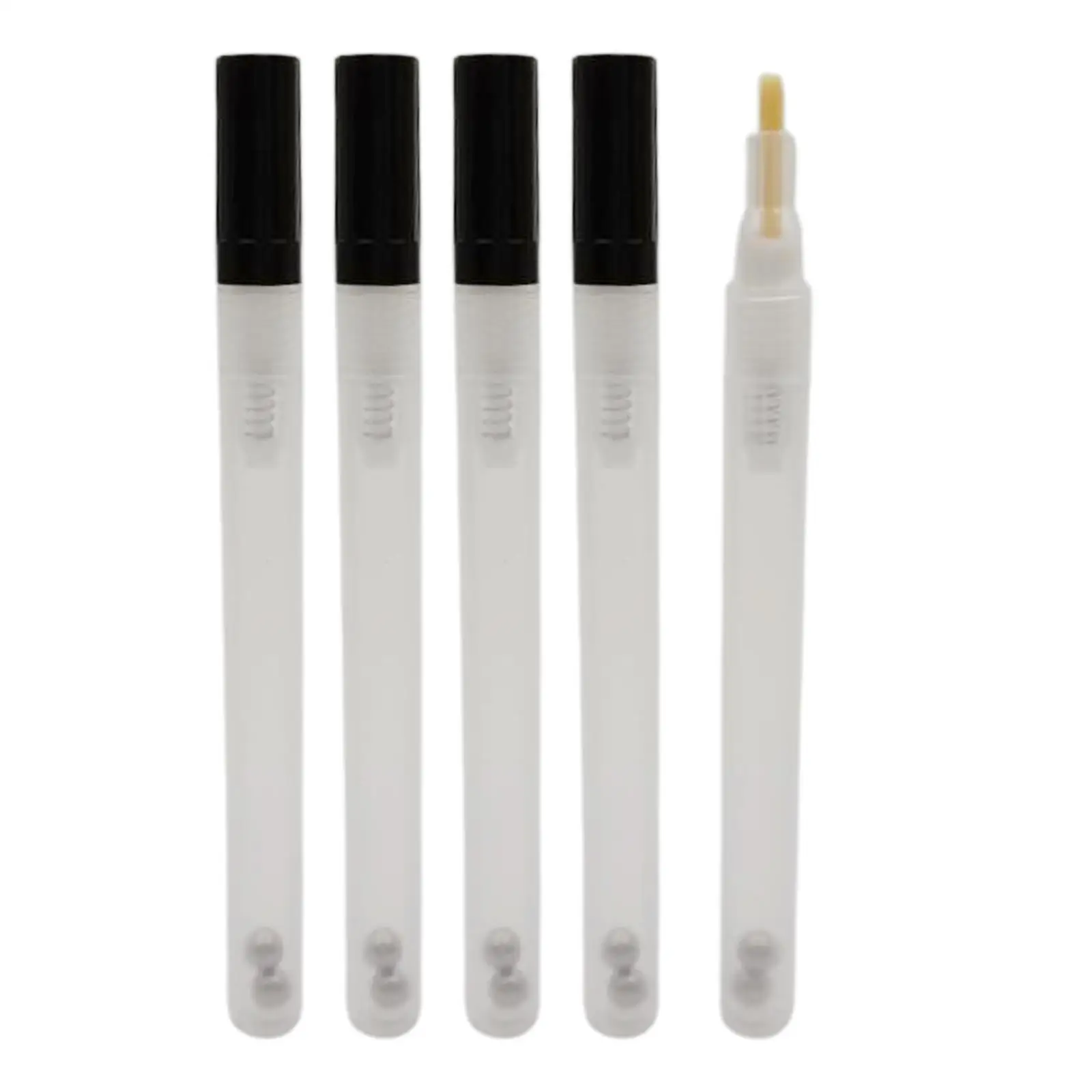 Empty Fillable Paint Pens Fine Tip 1mm Refillable Marker Tubes for Acrylic Oil Watercolor Art Supplies