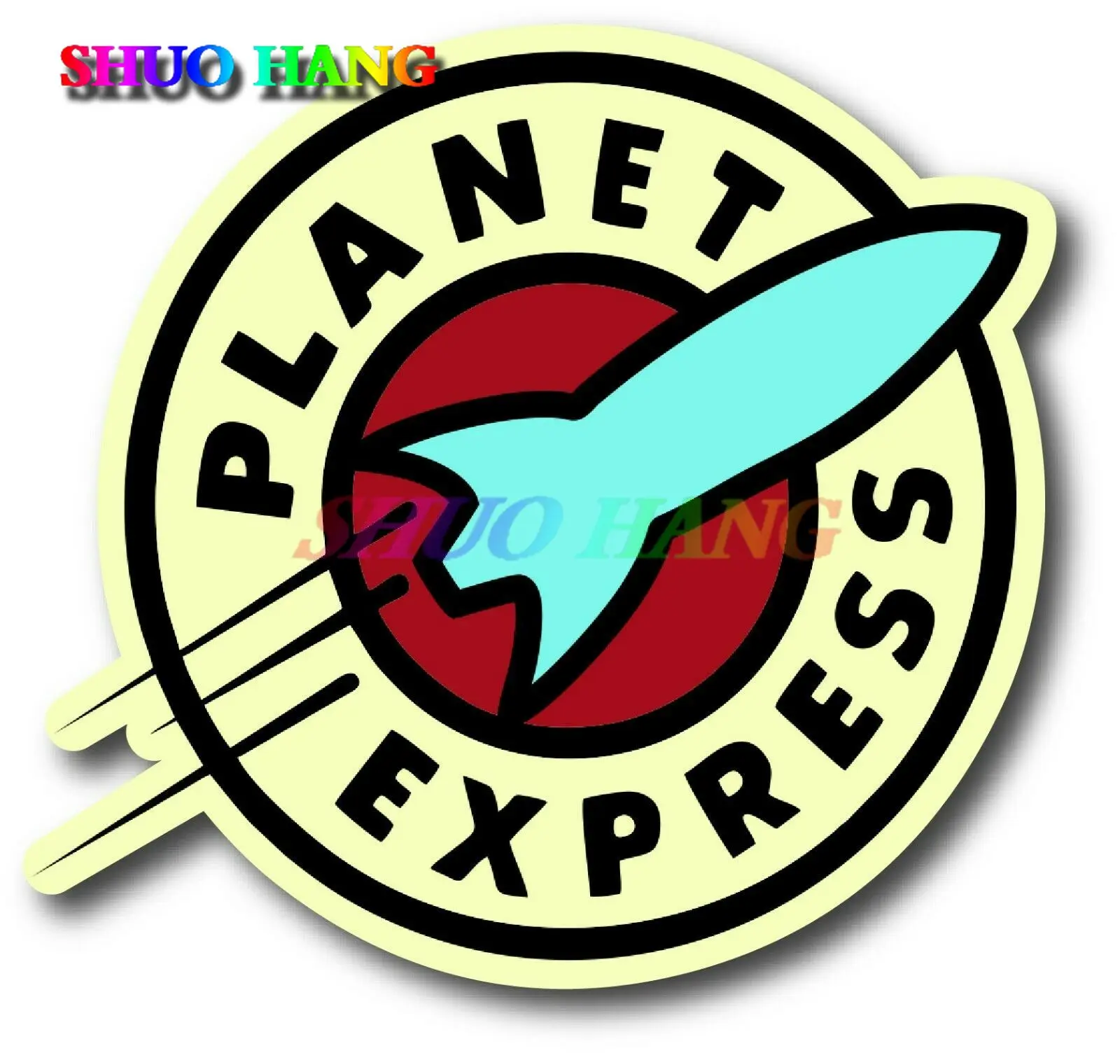 Futuristic Planet Express Logo Decal Sticker 3m American Truck Vehicle Window Wall Vinyl Auto Accessories Decal PVC