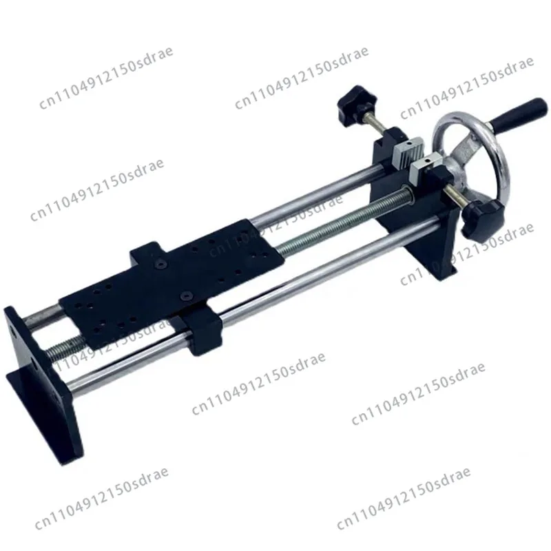 Hand-Cranked Horizontal Force Gauge Test Stand Push-Pull Force Meter HLA Spiral Rack 500N/50KG NEW