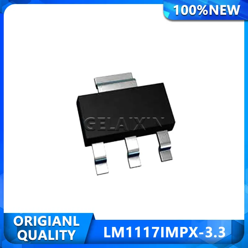 10PCS LM1117IMPX-3.3  SOT223  LM1117IMPX-3  LM1117IMPX  LM1117IM  LM1117I  LM1117  100%Original genuine product