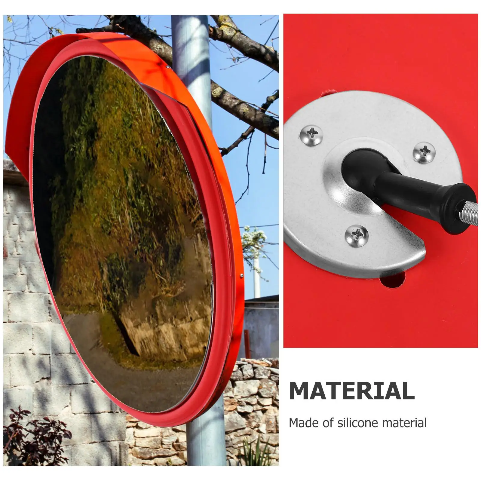 45/30 centimetri Convesso PC Specchio Traffico Grandangolo Punto Cieco Angolo Parcheggio Strada Sicurezza Segnale Traffico Specchio Convesso Strada Esterna