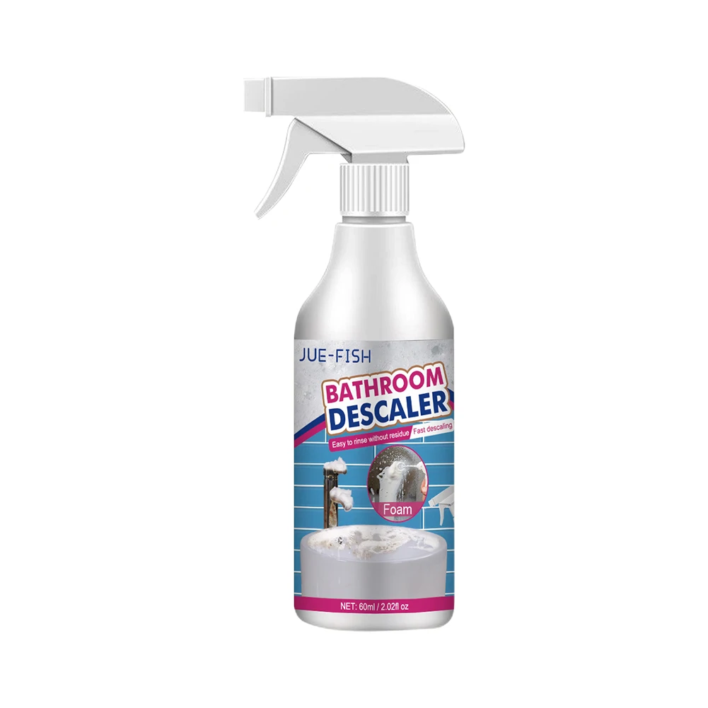 Bathroom Foam Cleaner Spray Powerful Bathroom Descaler Quickly Remove Foam Cleaning Agent for Glass Wash Basin Stainless Steel
