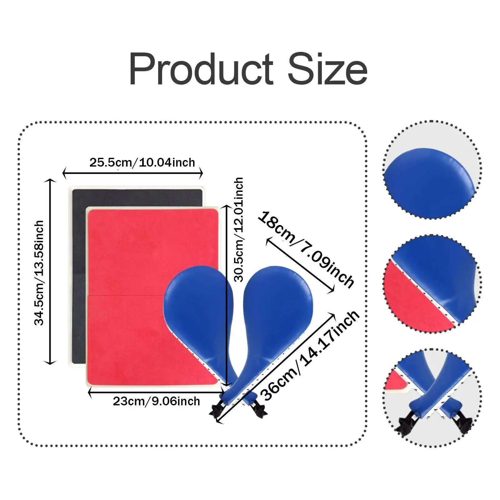 4 قطعة مجموعة تدريب التايكوندو معدات الكاراتيه كسر لوحات للمبتدئين ممارس Mma الملاكمة التدريب هدية