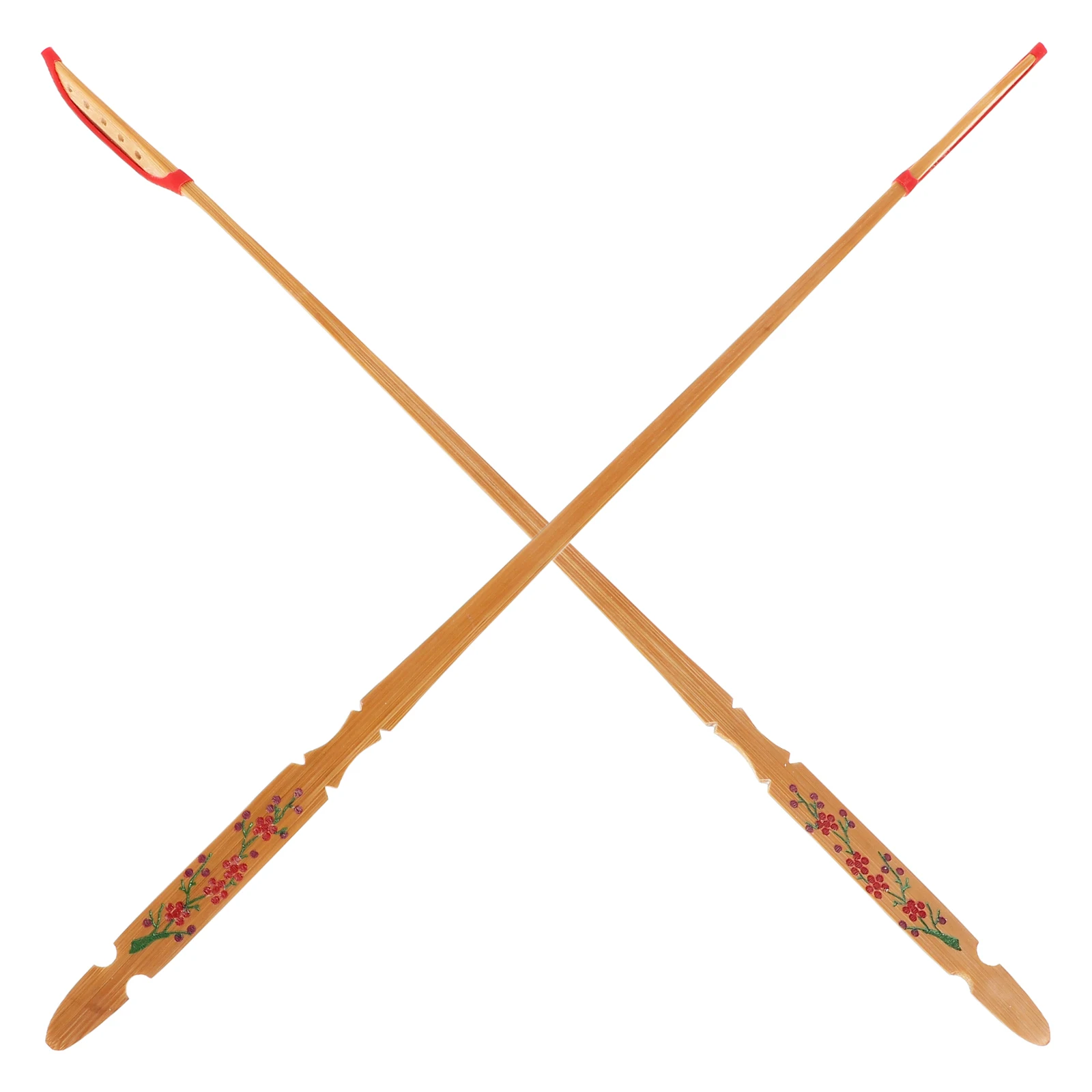 

2Pcs Yangqin Bamboo Hammer Durable Musical Instrument Parts Professional Performance Clear Sound Wooden Dulcimer Sticks Health