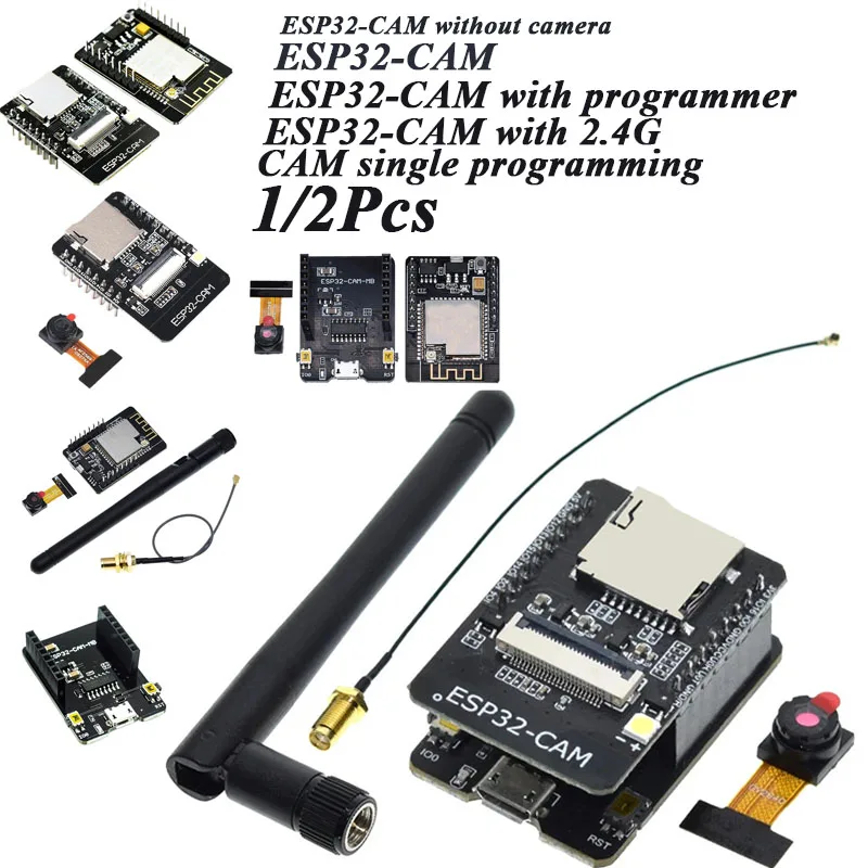 ESP32 CAM Development Circuit Board Built-in OV2640 Camera Module WiFi Bluetooth Wireless Transceiver Module