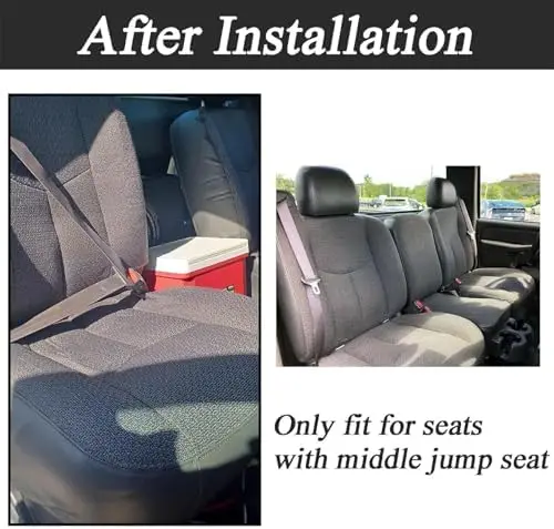 

Чехлы для сидений темно-серого цвета для Chevrolet Silverado/GMC Sierra 2003-2007 - для водителя, пассажира и среднего сиденья-разделителя