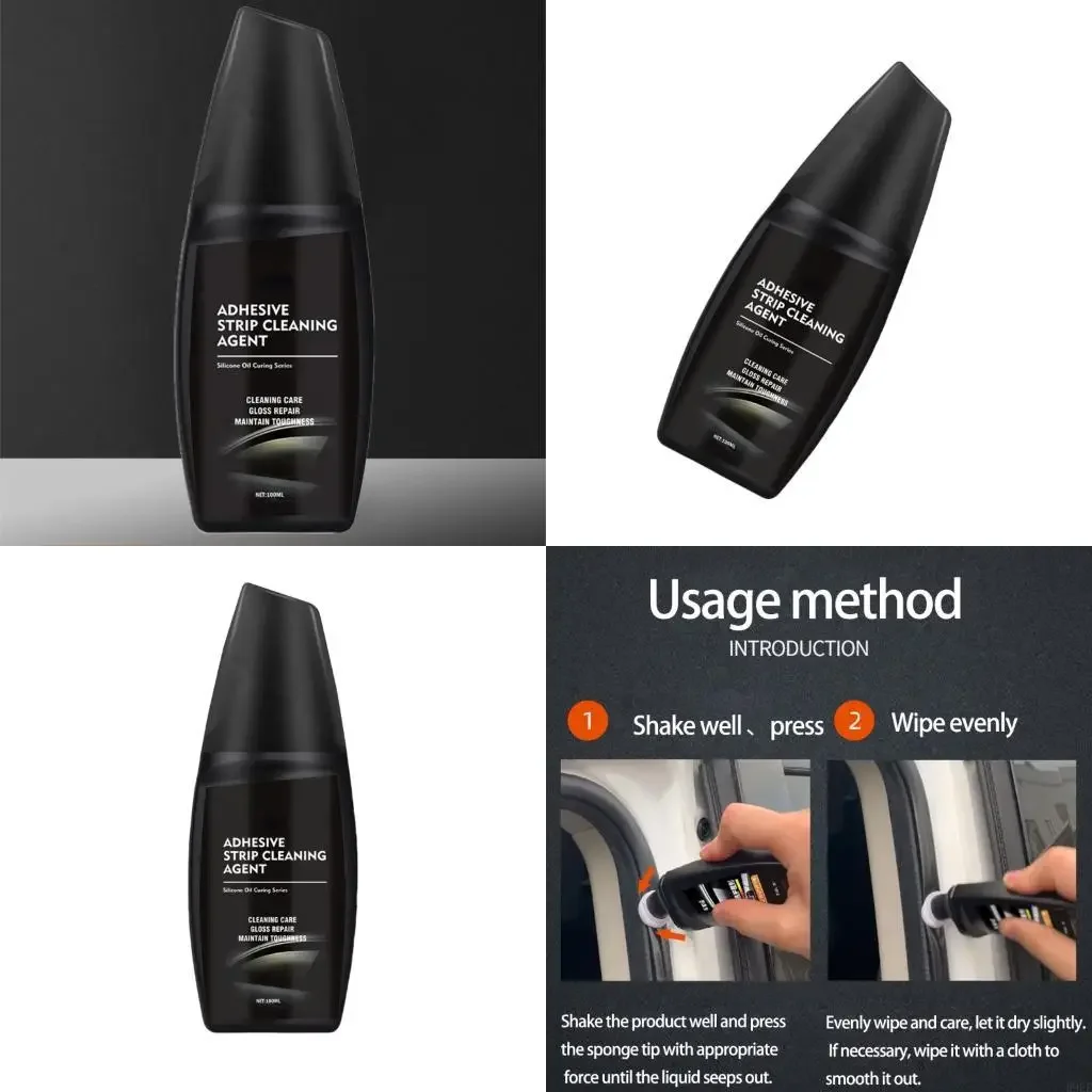 

Car Window Lubricants Auto Window Rubber Strips Softening Smooth Maintenance Agent Rubber Strips Cleaner D7YA