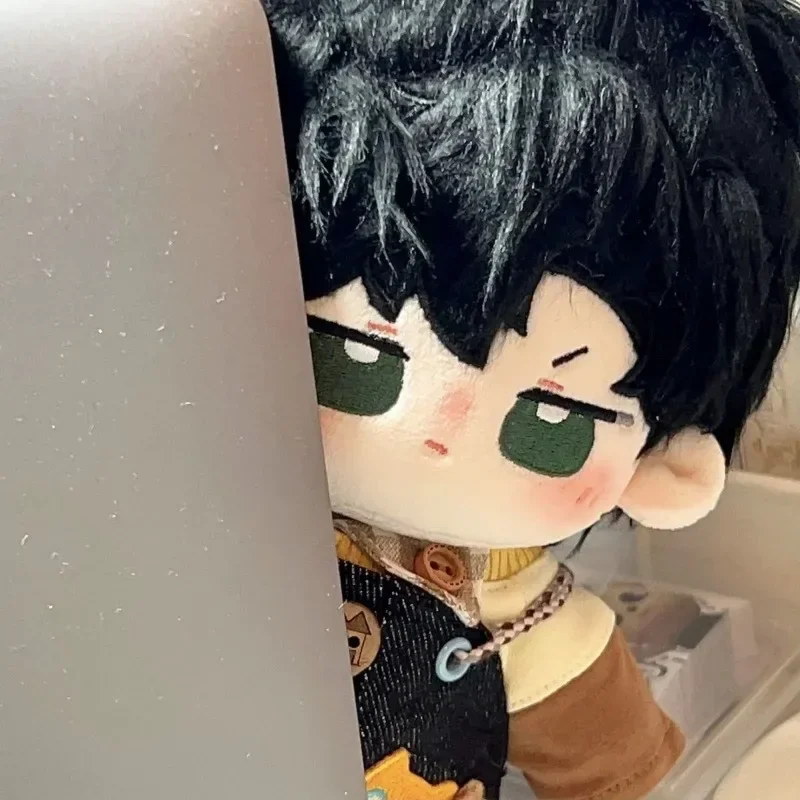 Eren yeager bonito 20cm boneca de pelúcia cos anime ataque em titã boneca de algodão para crianças adultos dos desenhos animados boneca colecionável brinquedos