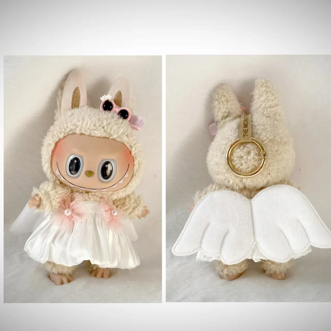 ชุดเดรสลูกไม้น่ารักสําหรับตุ๊กตา Labubu 1st/2nd/3rd Gen 15/17 ซม. - ชุดสาวน่ารัก