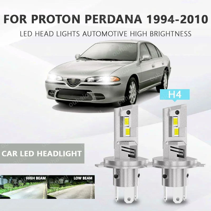 

For proton Perdana 1994-2010 LED bulb car headlight with heat sink LED headlight headlight H4