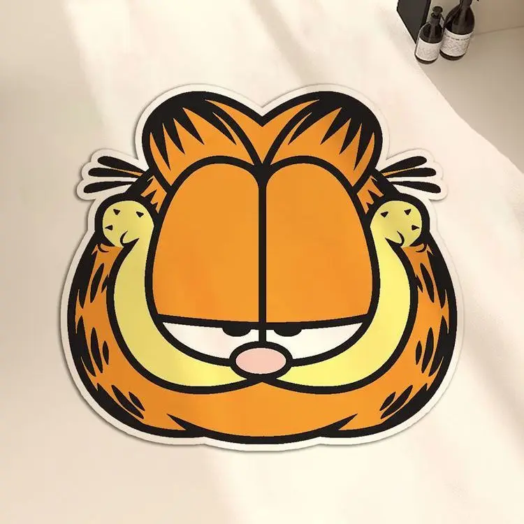 Disney Garfield Home Irregular Diatom Mud Rug Cute Living Room Bedroom Decoration Floor Mat Kitchen Bathroom Non Slip Carpet