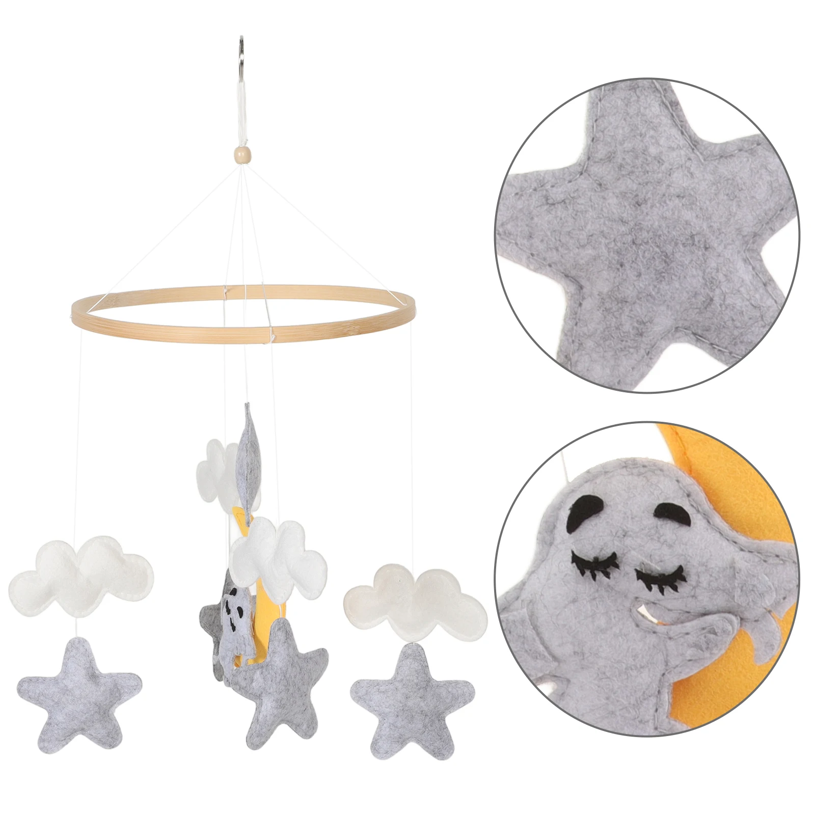 

Felt Ornaments Baby Mobiles Spiral Hanging Stroller Car Crib Toys Ocean Girl Sheep for