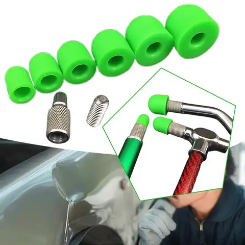 DIY 무도색 덴트 리페어 키트 M8 인터페이스 헤드 교체 팁 해머 헤드 제거 6종 도구 탑 덴트 헤드 훅 플래트닝 K6B7