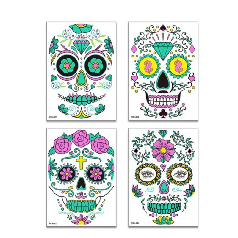 Halloween Luminous Temporary Tattoo Sticker
