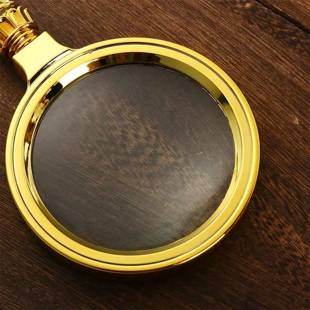 70mm Handheld Magnifier High Definition Glass Lens Eye Loupe Glass 10X Portable Handheld Magnifying Glass Viewing Jewelry