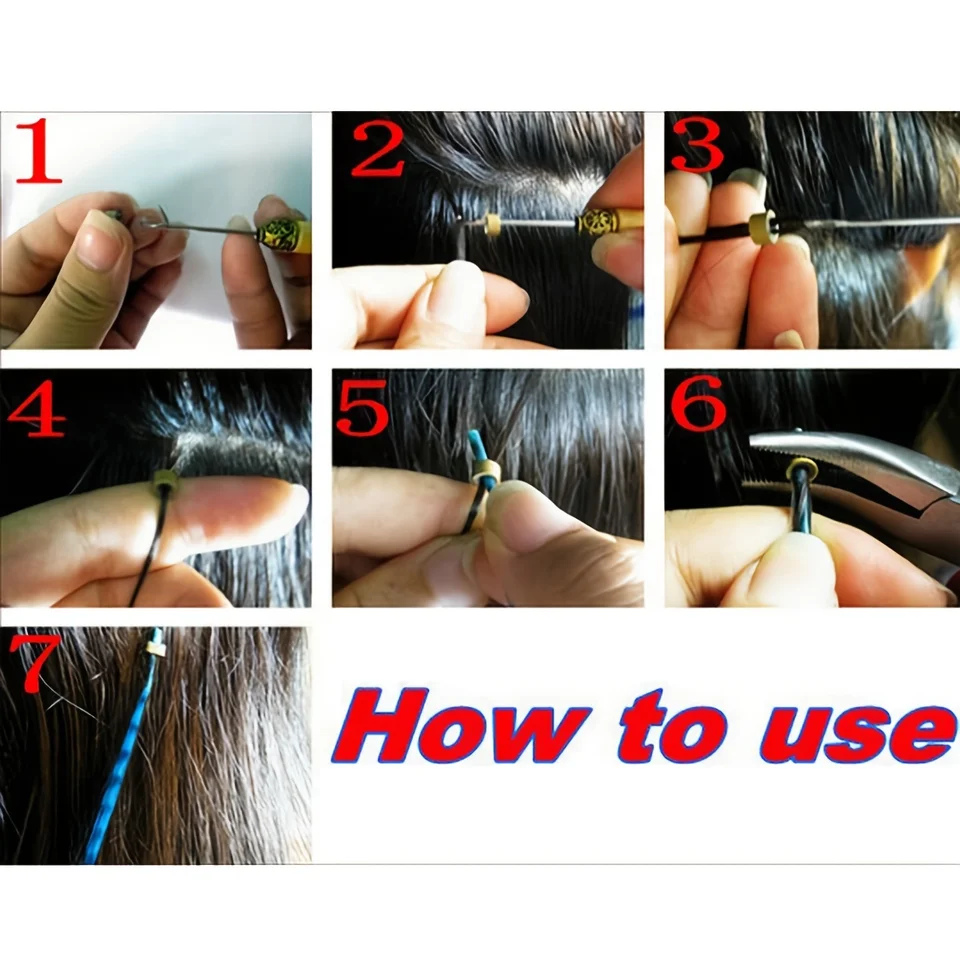 Extensiones de cabello sintético arcoíris, mechones de colores Kanekalon, puntas I-tip con queratina para extensiones 6